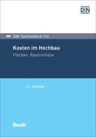 Náhľad  DIN-Taschenbuch 114; Kosten im Hochbau; Flächen, Rauminhalte 8.4.2019