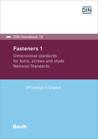 Publikácie  DIN_Handbook 10; Fasteners 1; Dimensional standards for bolts, screws and studs National standards 31.8.2017 náhľad