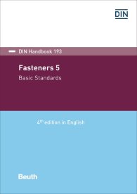 Publikácie  DIN_Handbook 193; Fasteners 5; Basic standards 22.11.2018 náhľad