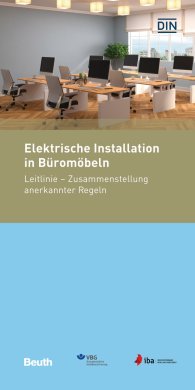 Publikácie  DIN Media Pocket; Elektrische Installation in Büromöbeln; Zusammenstellung anerkannter Regeln (Leitlinie) 18.6.2018 náhľad