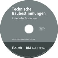 Publikácie  DVD Technische Baubestimmungen; Historische Baunormen Einzelplatzversion im Abo 27.10.2017 náhľad