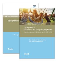 Publikácie  DIN-Taschenbuch und Beuth Kommentar; Sichere Spielplätze und Spielgeräte; Paket: Kommentar 