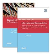 Publikácie  Bestandserhaltung und Dokumentation in Archiven und Bibliotheken; Paket: Normen-Handbuch 