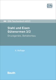 Publikácie  DIN-Taschenbuch 403/2; Stahl und Eisen: Gütenormen 3/2; Druckgeräte, Behälterbau Flacherzeugnisse, Schmiedestücke, Stäbe, Stahlguss, Stähle für bestimmte Einsatzbedingungen: Einsatz bei Raumtemperatur, kaltzäh, warmfest, 1.3.2018 náhľad
