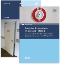 Publikácie  DIN Media Praxis; Baulicher Brandschutz im Bestand: 4 und 5; Paket: Band 4 und Band 5 Ausgewählte historische Normen und TGL für Rauch- und Feuerschutzabschlüsse seit 1953//Ausgewählte historische Technische Baubestimmun 24.8.2018 náhľad