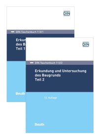 Publikácie  DIN-Taschenbuch 113/1 und 113/2; Erkundung und Untersuchung des Baugrunds; Paket DIN-Taschenbuch 113/1 und 113/2 20.11.2018 náhľad