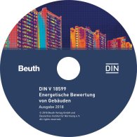 Publikácie  Beuth Praxis; DIN V 18599 - Energetische Bewertung von Gebäuden; Berechnung des Nutz-, End- und Primärenergiebedarfs für Heizung, Kühlung, Lüftung, Trinkwarmwasser und Beleuchtung Ausgabe 2018 13.11.2018 náhľad
