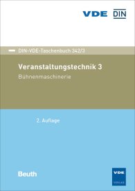 Publikácie  DIN-VDE-Taschenbuch 342/3; Veranstaltungstechnik 3; Bühnenmaschinerie 29.4.2019 náhľad