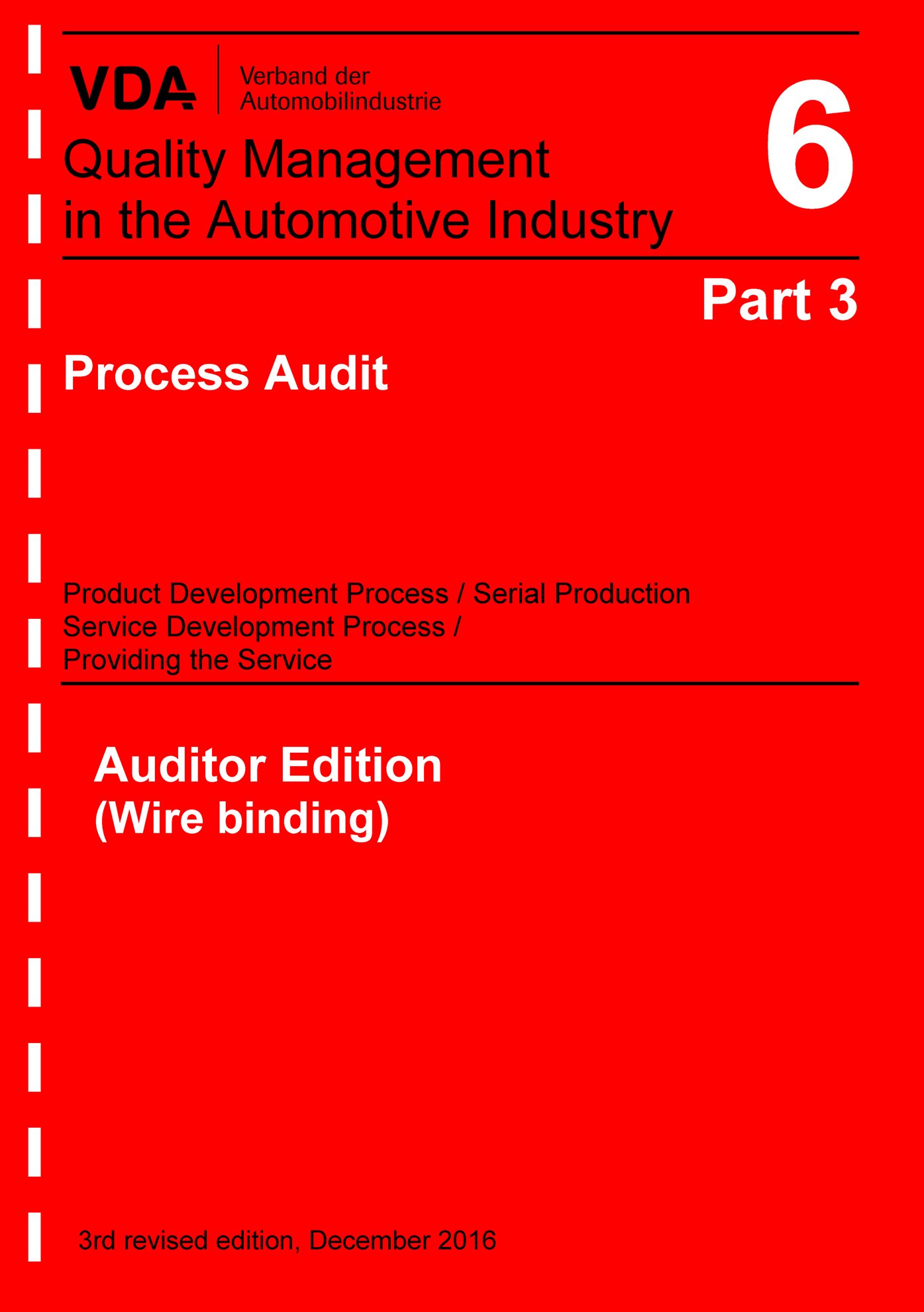 Publikácie  VDA Current Volume 6 Part 3 Wire binding 3rd revised edition, December 2016 REVISED Feb. 2017 1.1.2017 náhľad